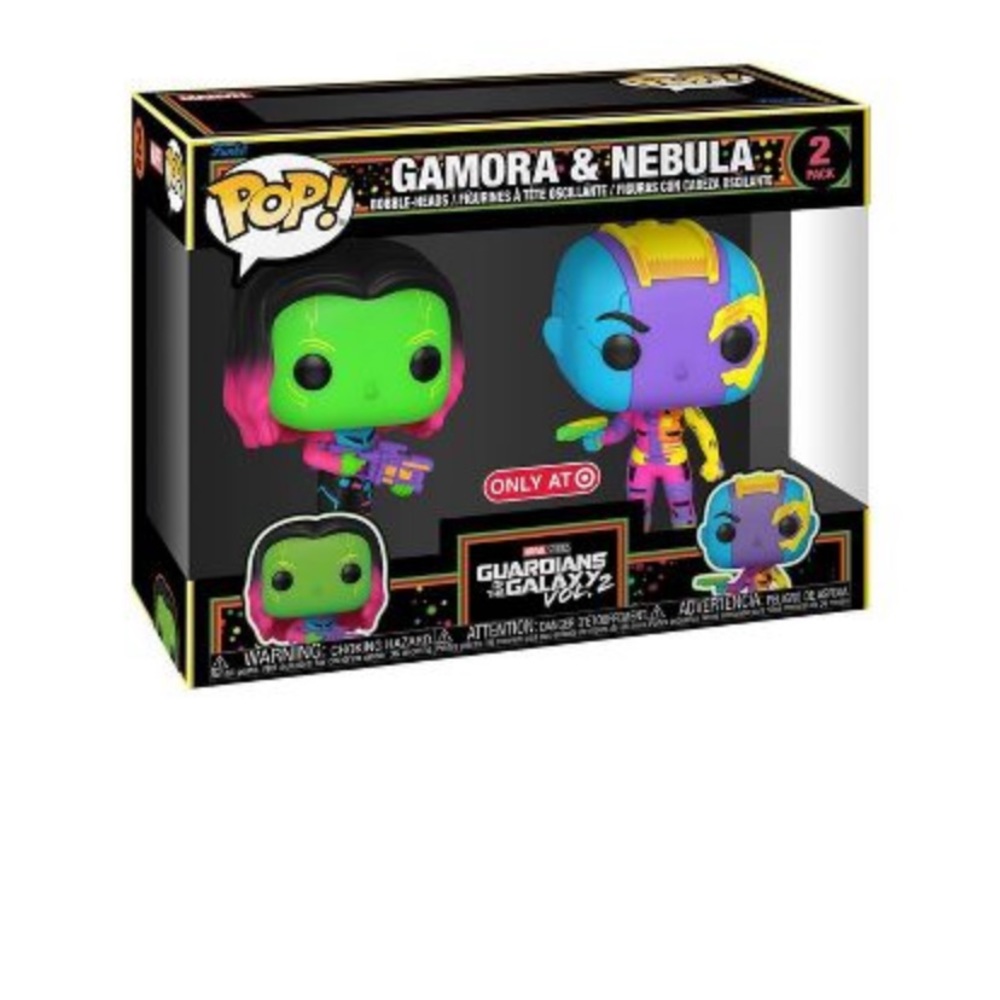 Funko POP! Marvel: Blacklight‎ - Gamora & Nebula 2pk (Target Exclusive)